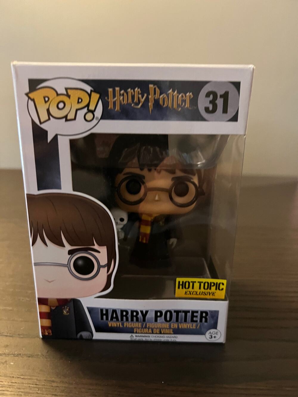VAULTED EXC Harry Potter Robes & Hedwig Funko Pop #31 Wizarding World Movies Owl